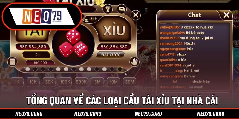 Tổng quan về các loại cầu Tài Xỉu tại nhà cái